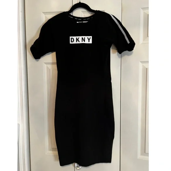 dkny bodycon dress DKNY Jeans Ribbed Knit Sleeveless Bodycon Dress MSRP $89 main image 0
